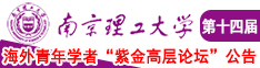 鸡巴日逼视频南京理工大学第十四届海外青年学者紫金论坛诚邀海内外英才！